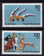 Germany BRD 1983 Mi 1172-73 ** MNH Turnfest + Fünfkampf - Gymnastics Festival - Sonstige & Ohne Zuordnung