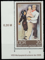 DDR 1988 Nr 3211 Postfrisch ECKE-ULI X0DE1A2 - Neufs