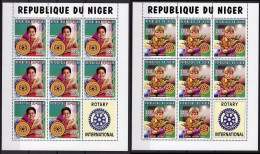 Niger 1996, Rotary, 2sheetlet - Rotary, Lions Club