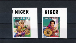 Niger 1996, Rotary, 2val IMPERFORATED - Niger (1960-...)