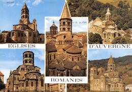 15-PANORAMA DES EGLISES ROMANES D AUVERGNE-N°2825-D/0251 - Altri & Non Classificati