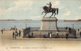 R173302 Cherbourg. La Statue De Napoleon Ier Et La Rade. LL. 1908 - Monde