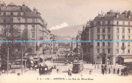 R173316 J. J. 236. Geneve. La Rue Du Mont Blanc. Jullien Freres - Welt