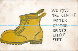 R171729 We Miss The Gentle Patter Of Your Dainty Little Feet. Boots. The Unique. - Welt