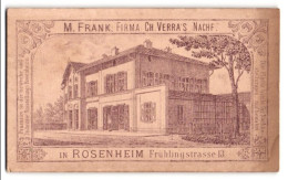 Fotografie M. Frank, Rosenheim, Frühlingstr. 13, Ansicht Rosenheim, Des Gebäudes Vom Fotografen  - Lieux