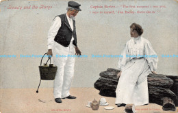 R173325 Beauty And The Barge. MR. Cyril Maude. Miss Jessie Bateman. Valentines S - Welt