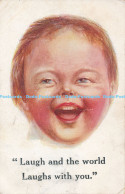 R171734 Laugh And The World. Laughs With You. Baby Laughing. 1912 - Welt