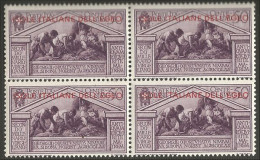 GREECE-GRECE- HELLAS, ITALY EGEO 1930: From Set "Virgil" Block/4 MNH** - Ägäis