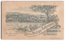 Fotografie Philipp Hofmann, Stollberg I. S., Am Bahnhof, Ansicht Stollberg I. S., Blick Auf Die Stadt  - Luoghi