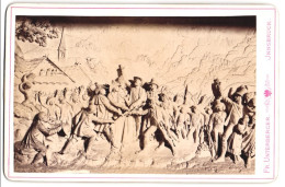 Fotografie Fr. Unterberger, Innsbruck, Ansicht Innsbruck, Marmorrelief Am Hofer Monument  - Plaatsen