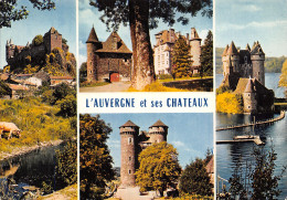 63-PANORAMA DES CHATEAUX D AUVERGNE-N°2834-A/0255 - Other & Unclassified