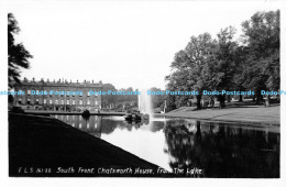 R173381 E. L. S. 161 20. South Front. Chatsworth House. From The Lake - World