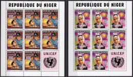 Niger 1996, UNICEF, M. Shumacher, 2sheetlet - Niger (1960-...)