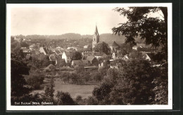 AK Bad Buckow /Märk. Schweiz, Teilansicht Mit Kirche  - Buckow