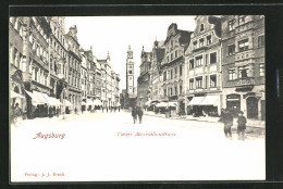 AK Augsburg, Untere Maximilianstrasse  - Augsburg