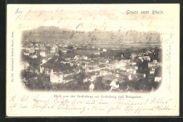 AK Godesberg, Blick Von Der Godesburg Auf Stadt Und Rüngsdorf  - Otros & Sin Clasificación