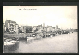 AK Köln, Angelegte Dampfer Am Leystapel  - Koeln
