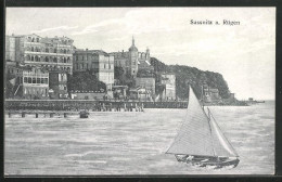 AK Sassnitz /Rügen, Blick Von Der Ostsee Auf Die Hotels  - Sassnitz