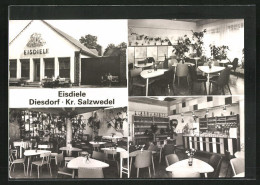 AK Diesdorf /Salzwedel, Cafe Eisdiele  - Salzwedel