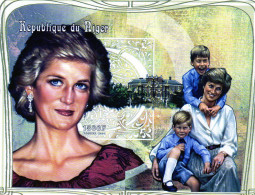 Niger 1997, Diana And Sons, BF IMPERFORATED - Royalties, Royals