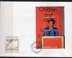 Niger 1997, Diana, BF In FDC - Familles Royales