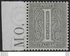 1863-65 Italia VE II 1c. Verde Grigio Londra MNH Sassone N. L14 - Other & Unclassified