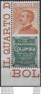 1925 Italia Pubblicitari 20c. Columbia Abc MNH Sassone N. 20 - Other & Unclassified