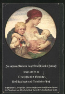 Künstler-AK Ludwig Von Zumbusch: Deutsche Mutter Mit Kindern  - Zumbusch, Ludwig V.