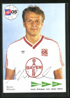 AK Fussballmannschaft Des FC Bayer Uerdingen 05, Saison 1986 /87, Marcel Witeczek, Autograph  - Fussball