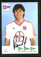 AK Fussballmannschaft Des FC Bayer Uerdingen 05, Saison 1986 /87, Franz Raschid, Autograph  - Soccer