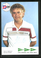 AK Fussballmannschaft Des FC Bayer Uerdingen 05, Saison 1986 /87, Betreuer Hennes Strater, Autograph  - Voetbal