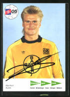 AK Fussballmannschaft Des FC Bayer Uerdingen 05, Saison 1986 /87, Manfred Kubik, Autograph  - Soccer