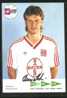 AK Fussballmannschaft Des FC Bayer Uerdingen 05, Saison 1986 /87, Thorsten Chmielewski, Autograph  - Soccer