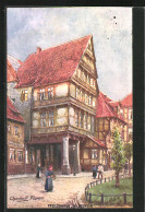 Künstler-AK Charles F. Flower: Hildesheim, Pfeilerhaus  - Other & Unclassified