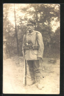 Foto-AK Uniformfoto Eines Jägers Vom Schützenrgt. 108  - Weltkrieg 1914-18