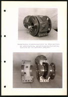 2 Fotografien Strassenbahngetriebe DÜWAG-Antrieb Elastisch Mit Der Laufachse Gekuppelt, Industrie-Werke Karlsruhe  - Autres & Non Classés