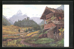 Künstler-AK Kaprun, Birgkogel, Sigmund-Thun-Klamm  - Other & Unclassified