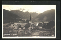 AK St. Michael /Lungau, Ortsansicht Mit Kirche Und Bergen  - Other & Unclassified