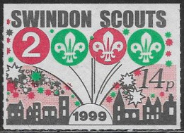 GB Swindon Scouts 1999 Scout Post 14p Unused [D1/17] - Werbemarken, Vignetten