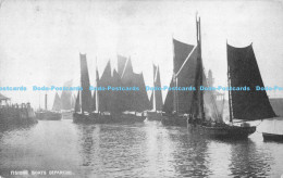 R173474 Fishing Boats Departing. W. Boughton. Britannia Series - Welt