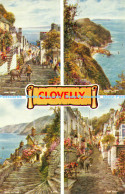 R172552 Clovelly. Valentines. Art Colour. 1242V. Multi View - Welt