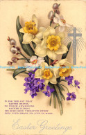 R172598 Easter Greetings. O For The Joy That Easter Brings. Greeting Card - World