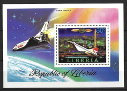 LIBERIA......CONCORDE...SG1333........MINI SHEET.......MNH.. - Concorde