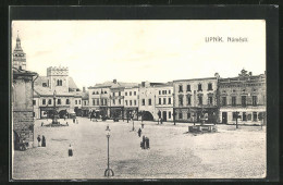 AK Leipnik /Lipnik, Námesti, Marktplatz Mit Gasthaus Weinstube, Hostinec  - Tschechische Republik