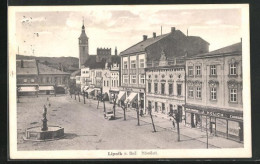 AK Leipnik /Lipnik, Námesti, Marktplatz Im Sonnenschein  - Tschechische Republik