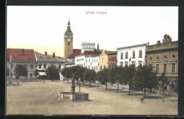 AK Leipnik /Lipnik, Námesti, Marktplatz  - Tschechische Republik