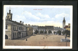 AK Leipnik /Lipnik, Námesti, Marktplatz Mit Rathaus Und Gasthof  - Tschechische Republik