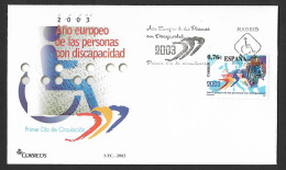 ESPAÑA - SPD. Edifil Nº 3985 Con Defectos Al Dorso - Covers & Documents