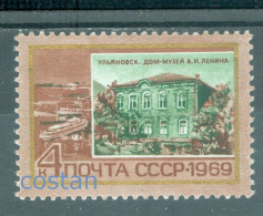 1969 Memorial Museum V.I. Lenin, Ulyanovsk,Russia,3632,MNH - Ongebruikt