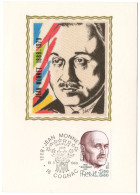 Carte Maximum 1980 - Jean Monnet  YT 2096 - 16 Cognac - 1980-1989